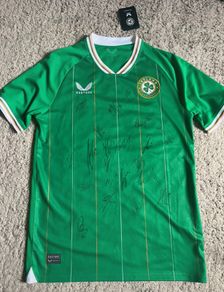 ireland men's senior team signed football jersey