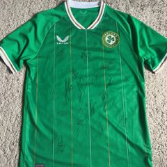 ireland men's senior team signed football jersey