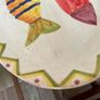 Modern Italian Serving Plates X 2 Hand Painted Stylised Fish Decor Ceramiche Alfa Image 6