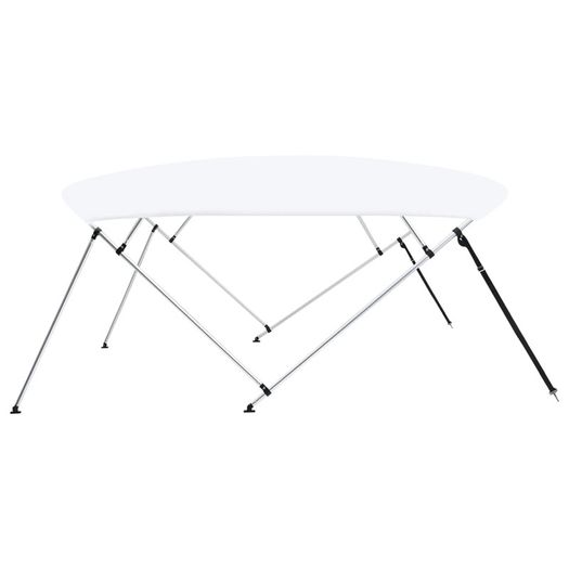 4 Bow Bimini Top White 243x(230-244)x137 cm