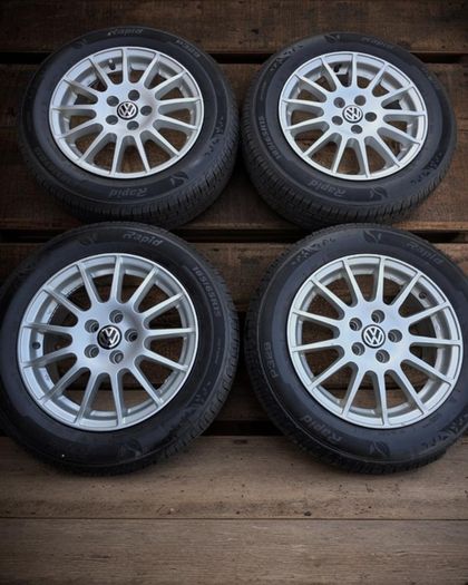 15" 5x100 Alloys + New Tyres , VW Polo, Fabia, Rapid