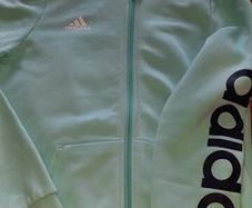 Beautiful Adidas Zipped Top Age 13/14
