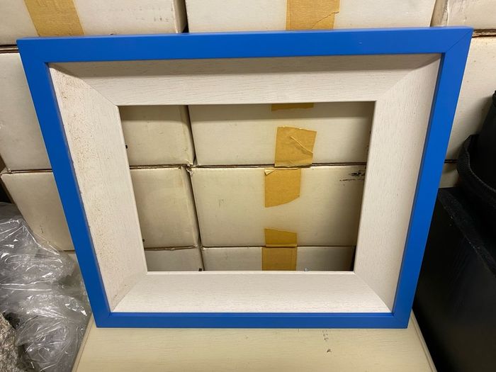 picture frame Blue