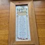 Vintage God Bless This House, Make it Safe. Wooden Irish Blessing. Image 2