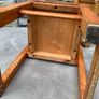 Set of 3 antique Oak childs chairs. Image 4