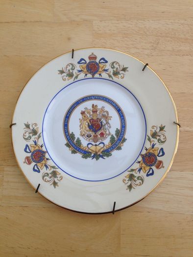 Elizabethan Royal Wedding Commemorate Plate