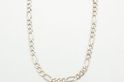 Vintage 925 Sterling Silver Figaro Chain