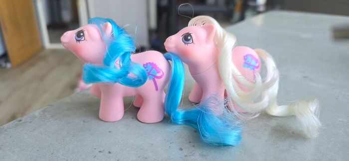 Sticky and Sniffles Newborn Twins MLP G1 My Little Pony