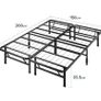 Folding Guest Bed Frame King 150 x 200 cm Space Saving with Underbed Storage Image 5