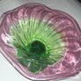 Beautiful pedestal glass bowl Image 2
