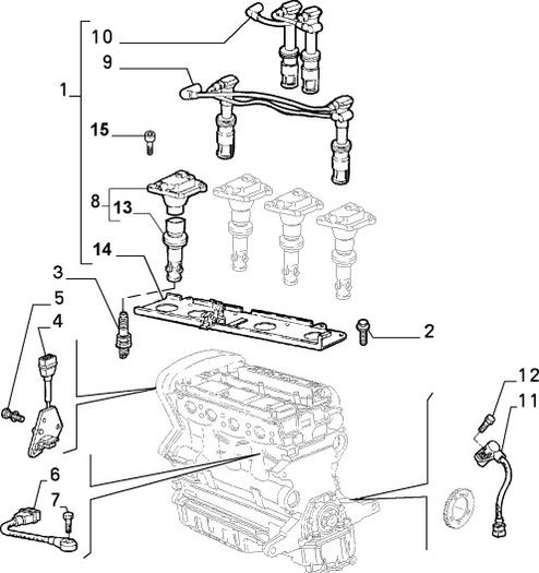 Knock Sensor (Alfa Romeo TS engine)
