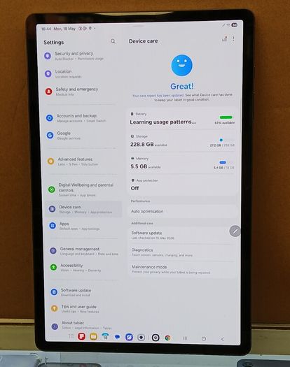Samsung Galaxy Tab S9 plus |SM- X810 | 12 GB | 256 GB | Graphite ( Pen) - Graphite, WiFi