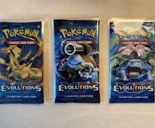 x3 XY Evolutions Booster Packs