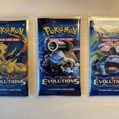 x3 XY Evolutions Booster Packs