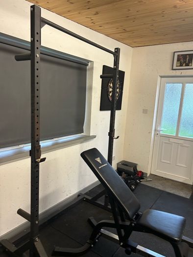Half Rack with Bars and plates