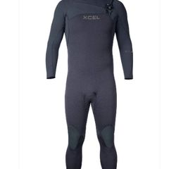 Xcel Comp+ 4:3 Men Chest Zip Spring Winter Wetsuit