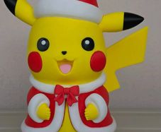 Christmas Pikachu  3D Printed Collectible | 22 cm