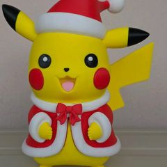 Christmas Pikachu  3D Printed Collectible | 22 cm