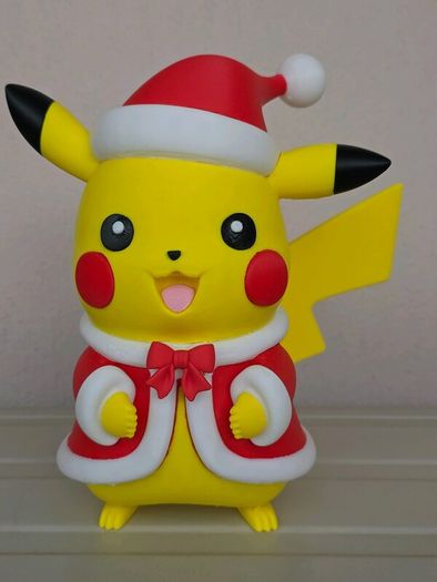 Christmas Pikachu  3D Printed Collectible | 22 cm