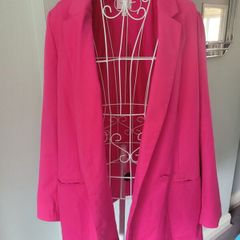 hot pink H&M blazer