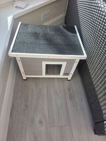 cat house both indoor and outdoor