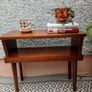 Teak stand, occasional table, end table, display stand, Teak plant stand Image 4