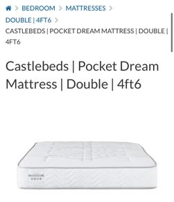 Castle Beds Pocket Dream Mattress (RRP: 349 Euro)