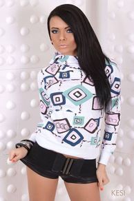pattern hoodie size xs s sm