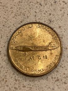 Italy! Alitalia Airlines 45th anniversary coin