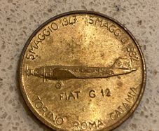 Italy! Alitalia Airlines 45th anniversary coin
