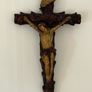 Mid century hand painted ceramic crucifix Image 5
