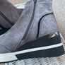 ankle boot Xti grey suede trainer style boot Image 10