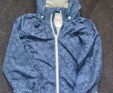 Name It Boys Navy Geometric Blocks Lightweight Jacket
