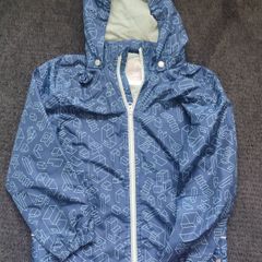 Name It Boys Navy Geometric Blocks Lightweight Jacket