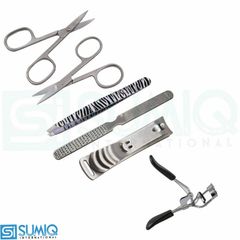 Nail Scissors Taweezer Nail Files Nail Cutter Manicure Pedicure Kit CE