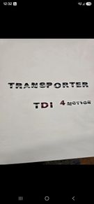 Vw transporter chrome letters 4 motion