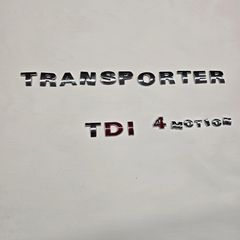 Vw transporter chrome letters 4 motion