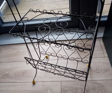 Vintage Metal Magazine Rack