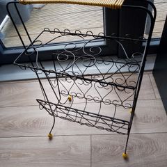 Vintage Metal Magazine Rack
