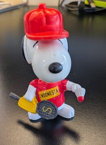 1989 McDonalds Snoopy Figure Peanuts Vintage Happy Meal Toy