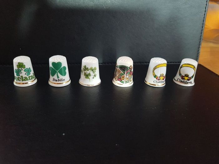 Collection of Irish Themed Thimbles