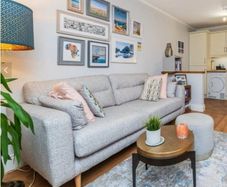 Light grey 3 seater sofa - like new - EZ Living