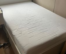Solid Wood Bed with Mattress 120x200 cm Professional Carpenter Made