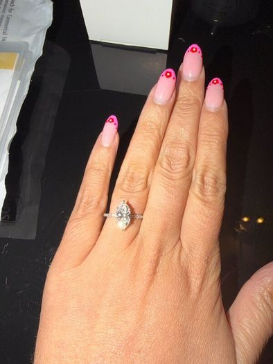 Brand new lab-grown diamond engagement ring