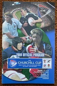 2004 Churchill Cup Programme - Canada, England A, USA & New Zealand Maori