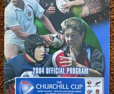 2004 Churchill Cup Programme - Canada, England A, USA & New Zealand Maori