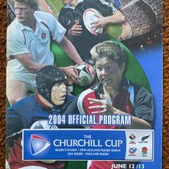 2004 Churchill Cup Programme - Canada, England A, USA & New Zealand Maori