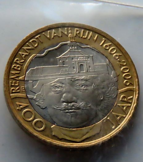 Rembrandt Complete 5 x UNC coins set Leiden local currency - Royal Dutch Mint 2006