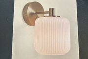 Brass wall light
