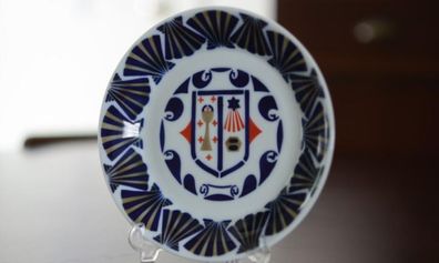 "Sargadelos" Masonic Plate,Holy Year 1976